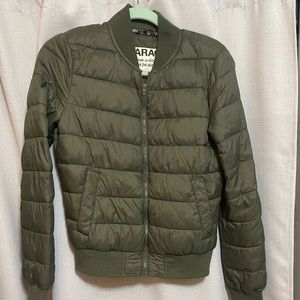 Garage nylon bomber jacket